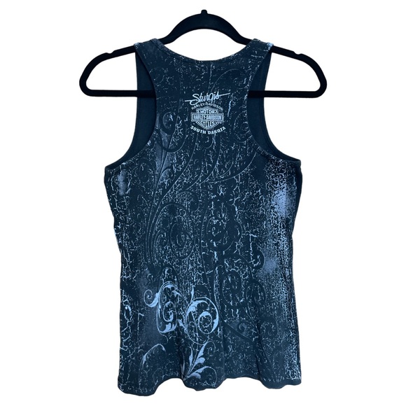 Harley Davidson Tank Top “In Harley Davidson We Trust” Sturgis SD Shirt Size Med - Picture 2 of 8